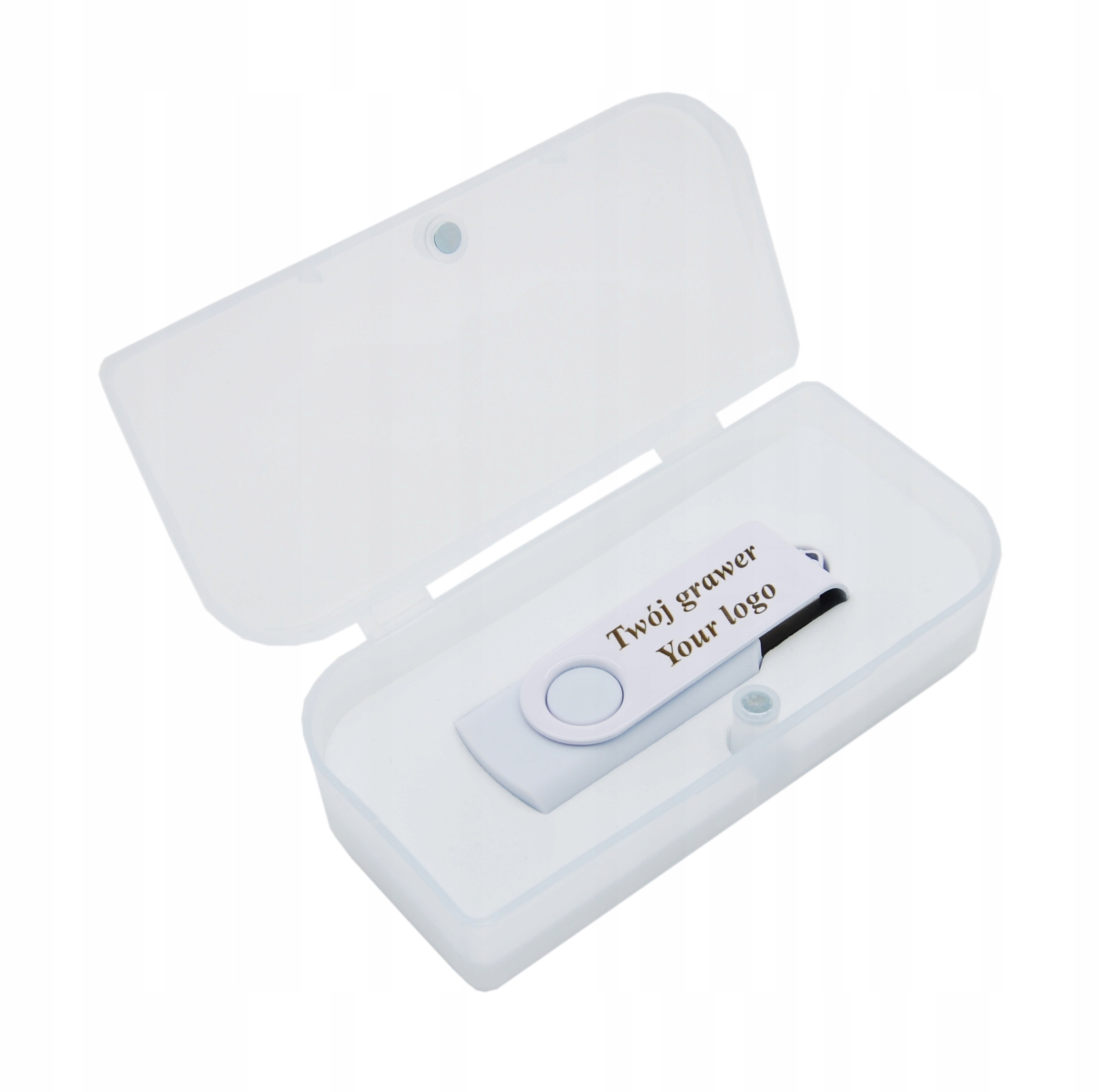 

Twister 16GB Usb 3.0 z grawerem +box transparentny