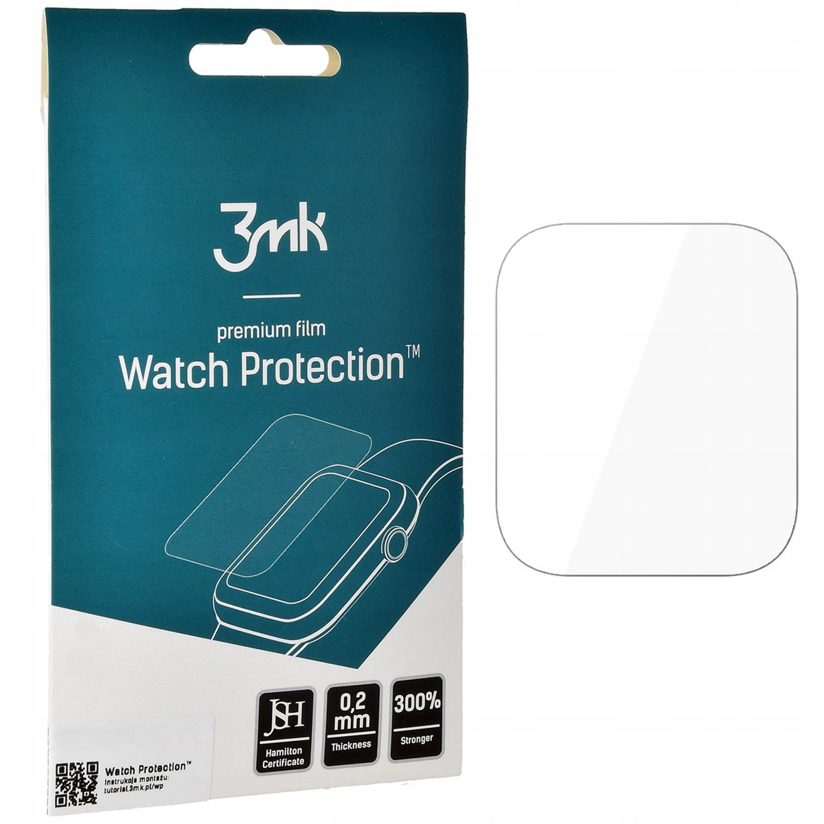 

Folia ochronna do Apple Watch 4 44mm, 3mk Arc Fs