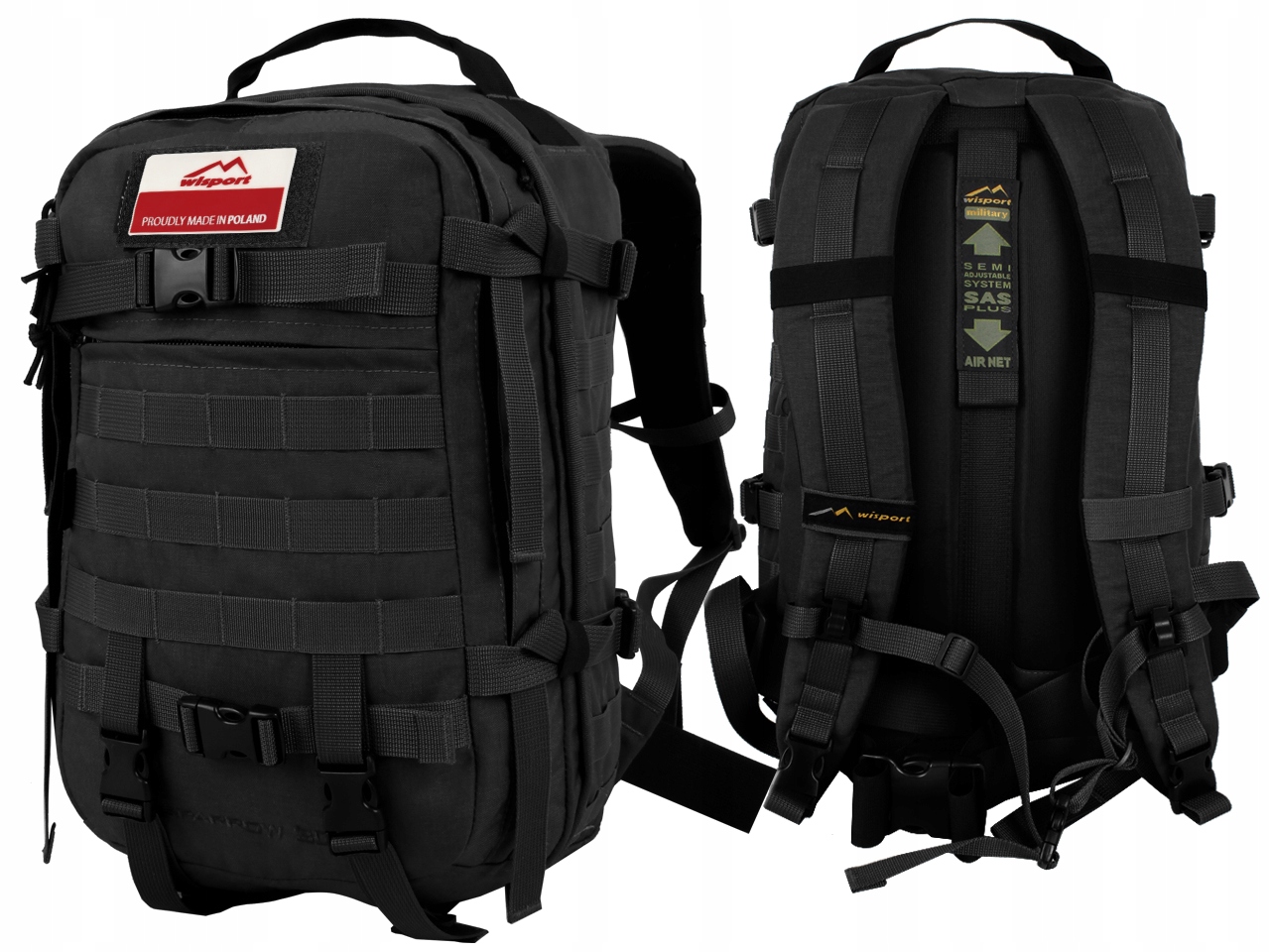 

Wisport Plecak Wojskowy Sparrow II 30L Czarny
