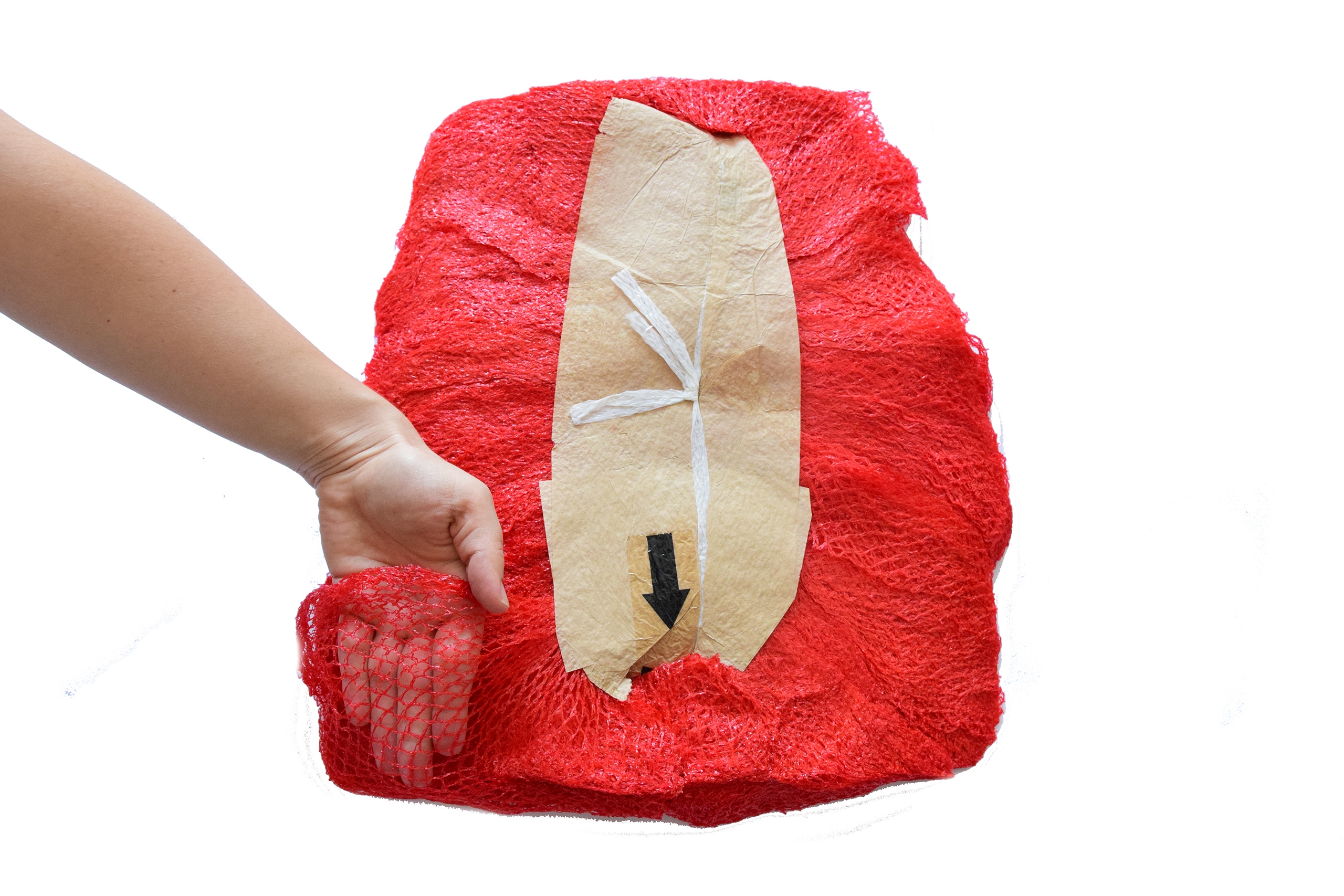 SIATKA RASZLOWA DO PAKOWANIA OWOCÓW WARZYW RĘKAW SIATKOWY DO JABŁEK MARCHWI