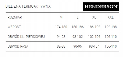 HENDERSON koszulka termoaktywna NORDIC 22969 r L Kolekcja Nordic