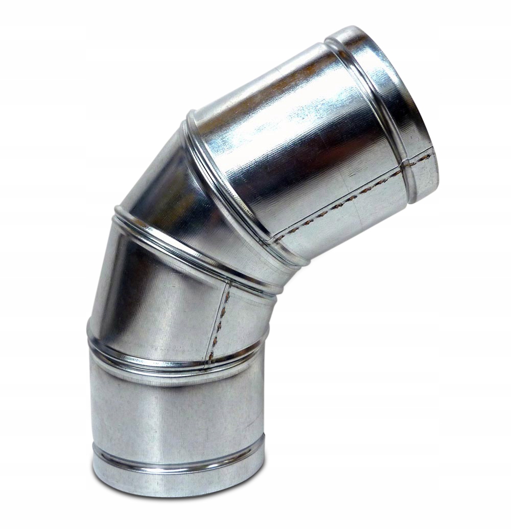 Kolano nastawne ocynk 0-90*,fi 125 DARCO KNS125/90 Długość 0.2 m