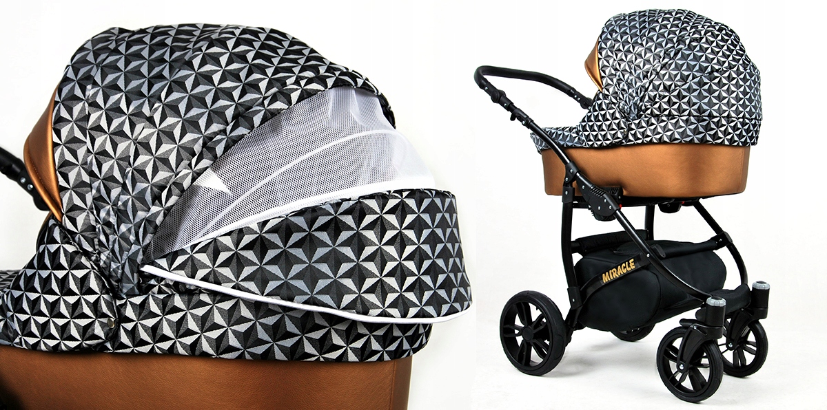 WÓZEK DZIECIĘCY 3w1 MIRACLE GŁĘBOKI SPACEROWY FOTE Model Miracle