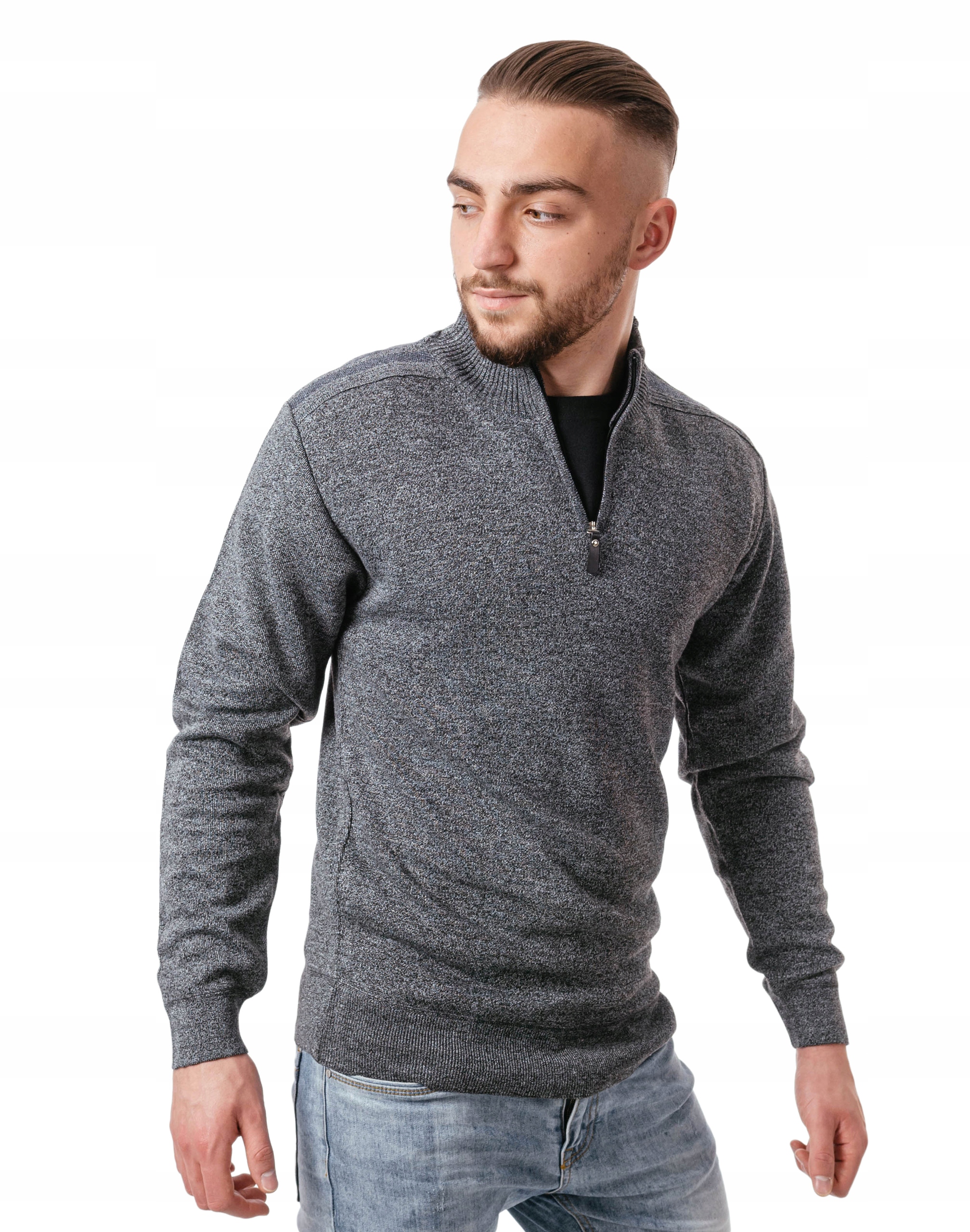 

Sweter Męski Półgolf Rozsuwany Swetry 2425 -01 XXL