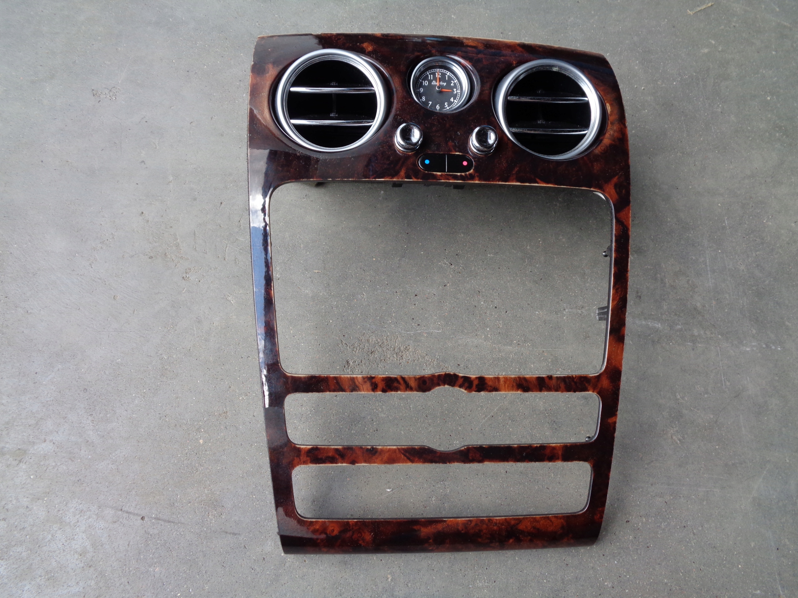 frame RADIA clock grid air conditioning devices BENTLEY CONTINENTAL GT