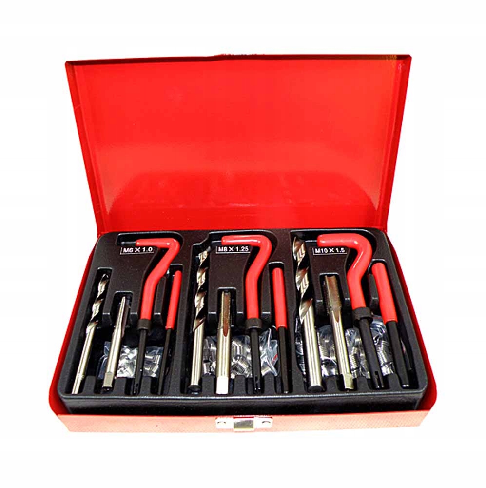 ZESTAW DO NAPRAWY GWINTOW GWINTU NARZYNKI 88el Producent code NAPRAWA ZERWANYCH GWINTOW