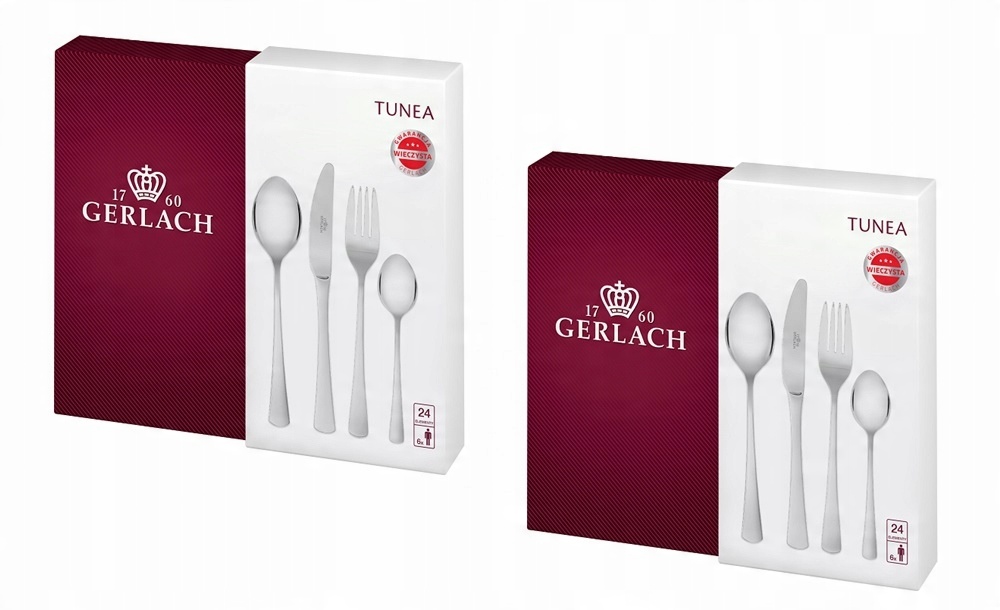 

Gerlach Tunea NK159 Zestaw sztućców 2x 24el 12os