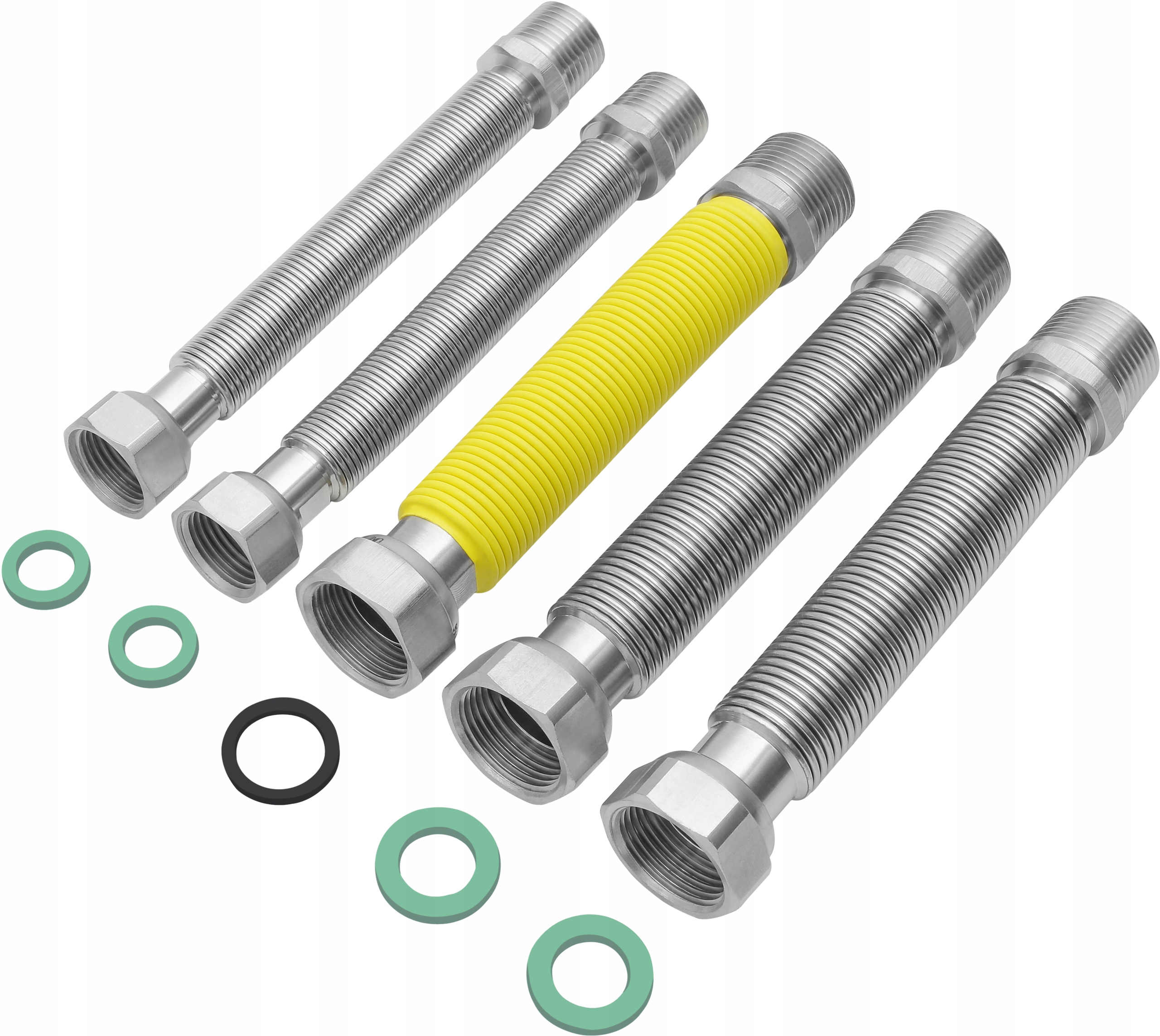 Sada hadíc na pripojenie plynového kotla, plyn a voda