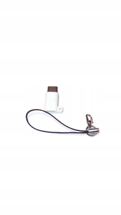 

Przejściówka adapter micro usb typ c biały samsung
