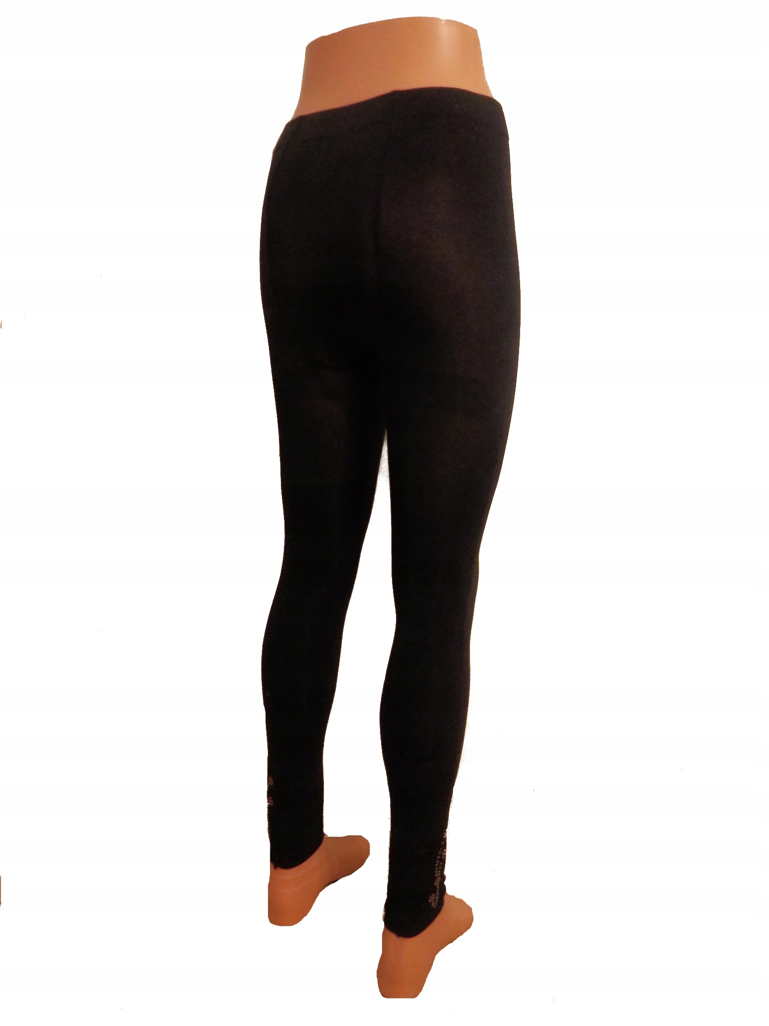 LEGGINSY długie czarne modelujące Rodzaj klasyczne