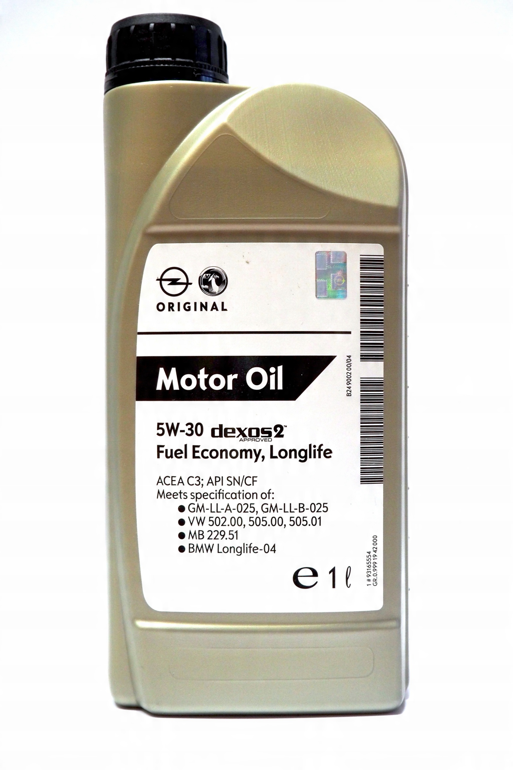 

Olej Gm DEXOS2 5W30 1L