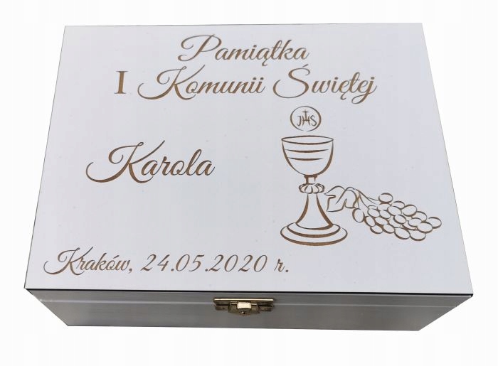 

Pamiątka I Komunii Świętej pudełko