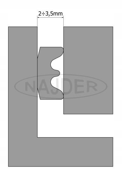 USZCZELKA DO OKIEN I DRZWI PROFIL E 9x4 1m BRĄZ Szerokość produktu 9 cm