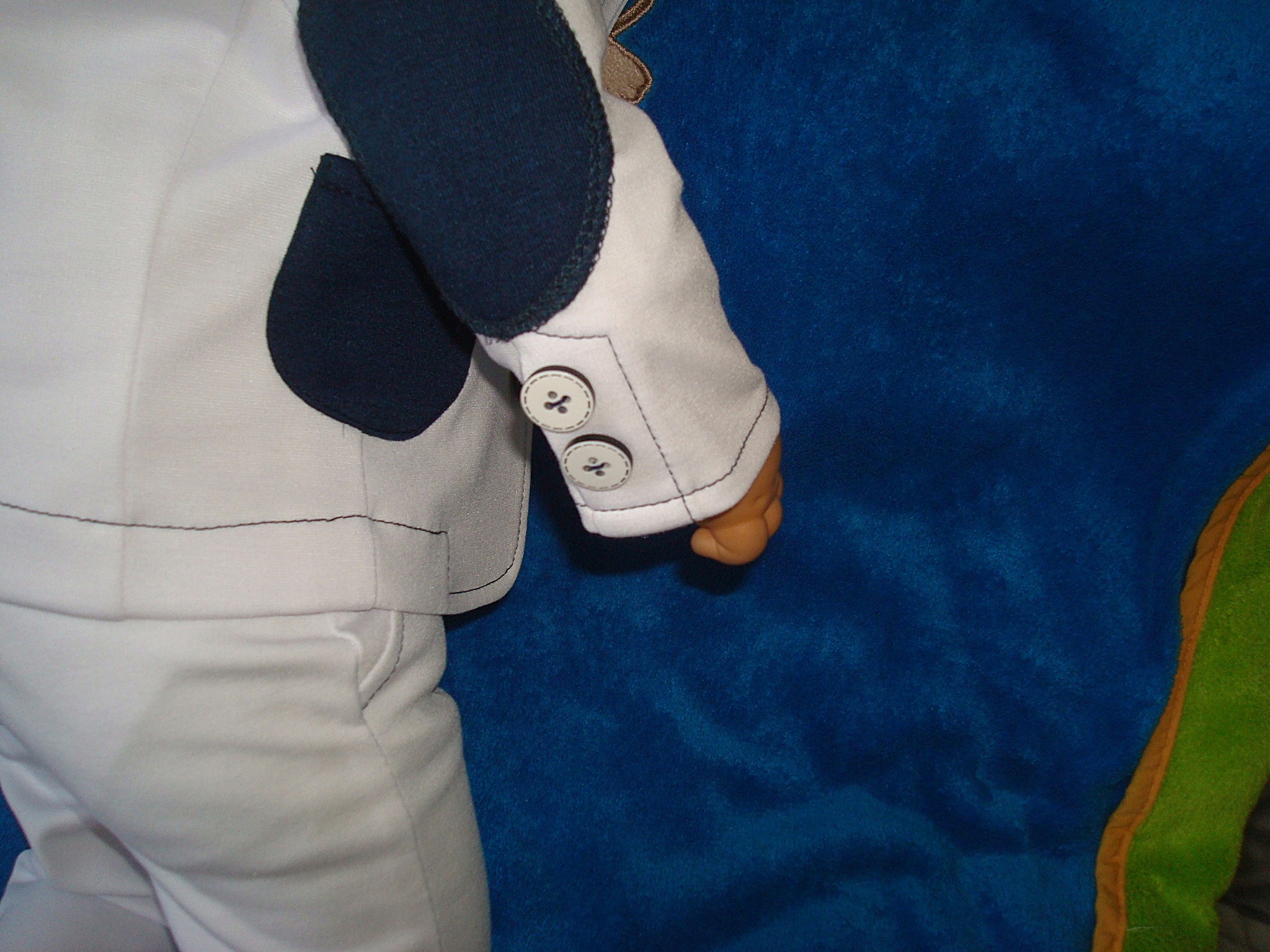 BAWEŁNA MARYNARKA KOMPLET UBRANKO/CHRZTU/WESELE/68 Marka bez marki