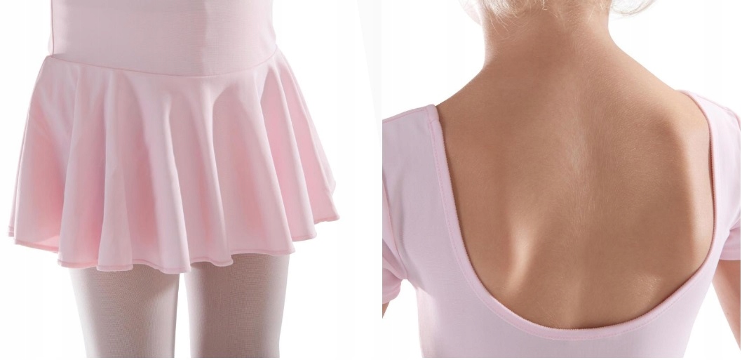 R205XL* Sukienka Body Balet Taniec Róż 104/110 Rozmiar (new) 110 (105 - 110 cm)