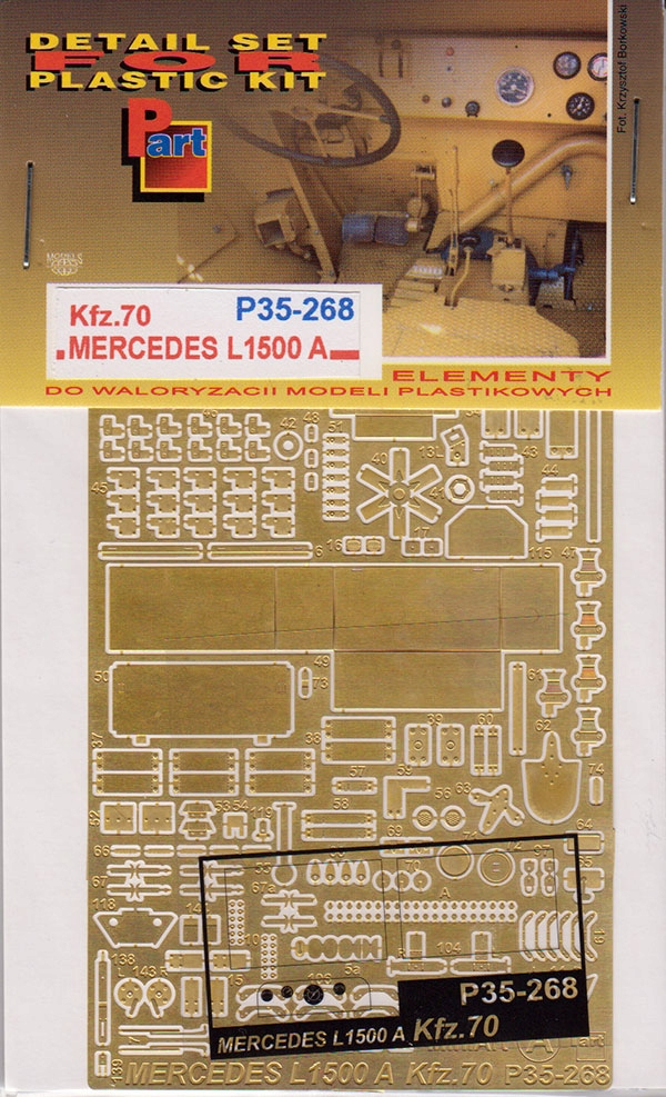 Part P35-268 1/35 Mercedes L1500 A Kfz.70 MiniArt