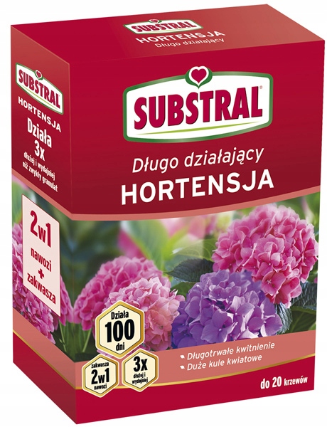

Substral 2w1 Nawóz Zakwaszacz 100 Dni Do Hortensji