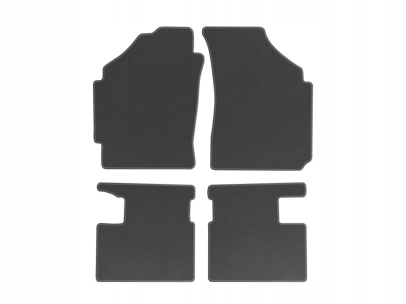 Daewoo Matiz 1998-2004 velurové koberce Comf grafit