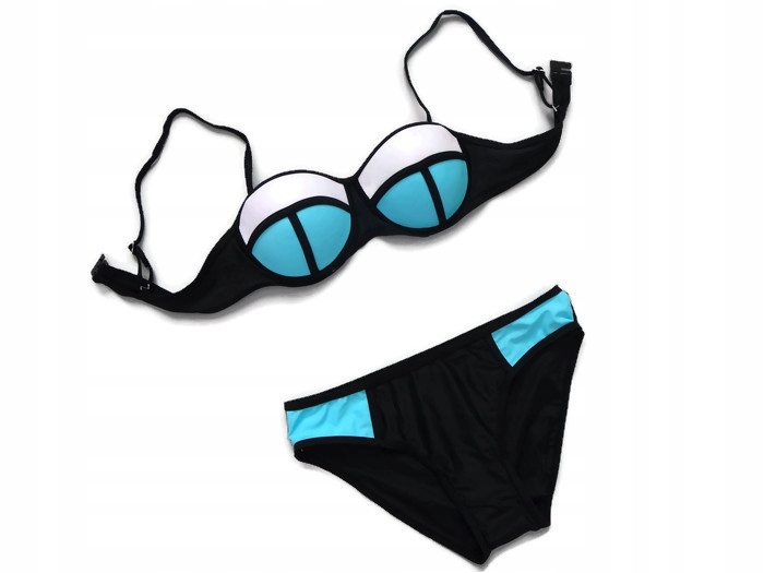 

5 kolorów Strój Kąpielowy Bikini Neonowe M 38