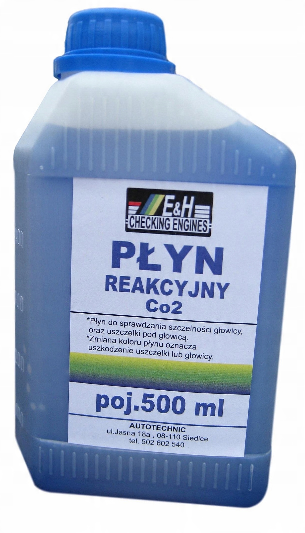 

Płyn Reakcyjny CO2 500ml Tester Uszczelki Głowicy