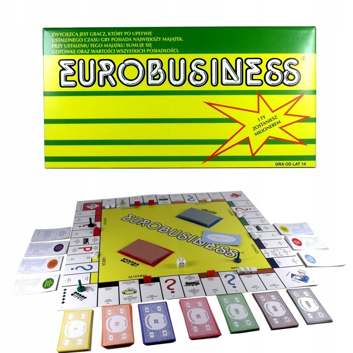 

Eurobusiness Gra planszowa ekonomiczna Eurobiznes