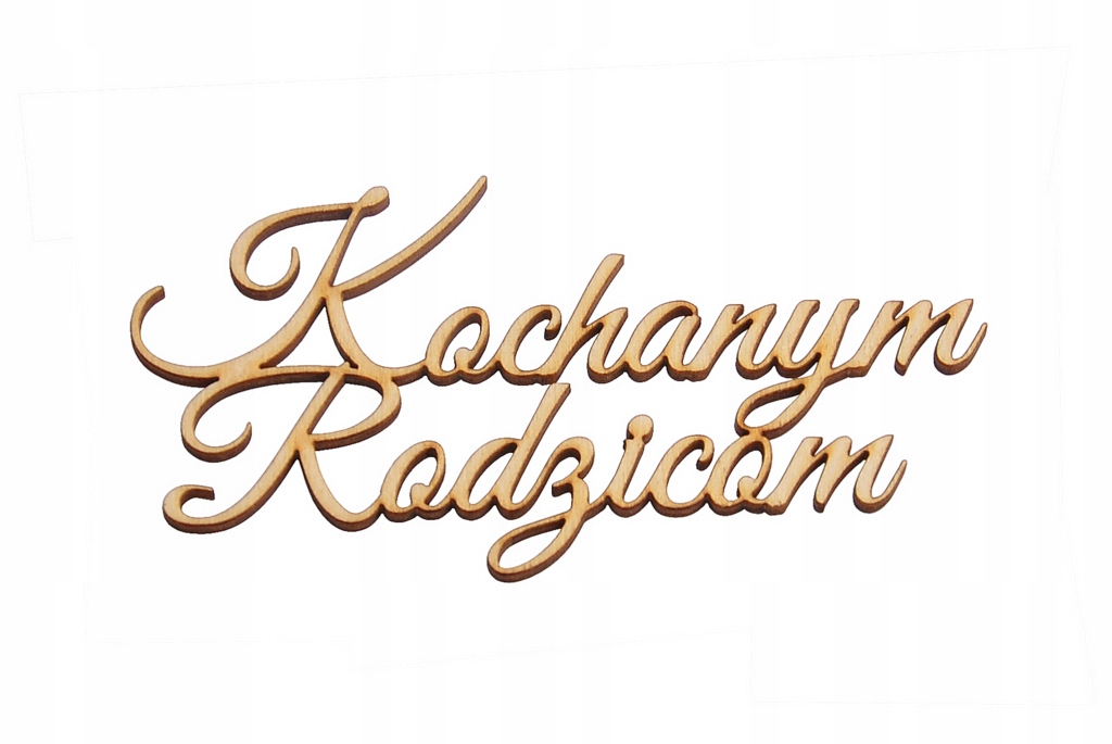 

Napis Kochanym Rodzicom skrapki Do Decoupage Ślub