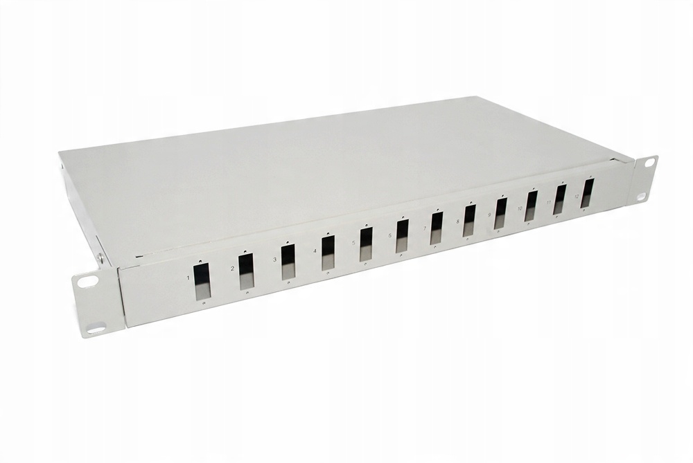 

Przełącznica światłowodowa 12xSC duplex 19"