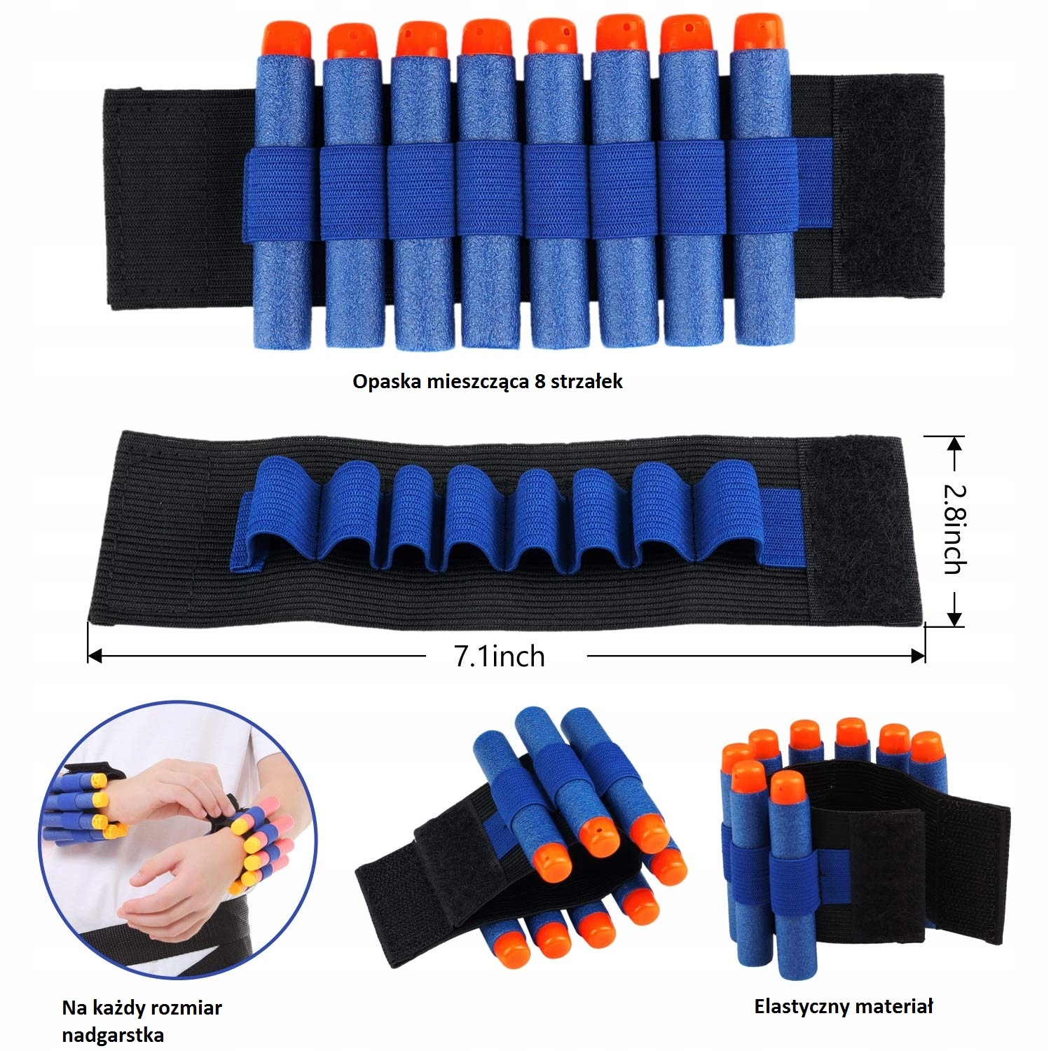 AKCESORIA PREMIUM DO NERF KAMIZELKA MAGAZYNKI 24H Wiek dziecka 6 lat +