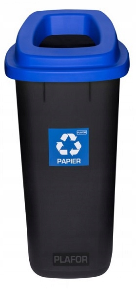 Kosz do segregacji śmieci odpadów Papier 90l