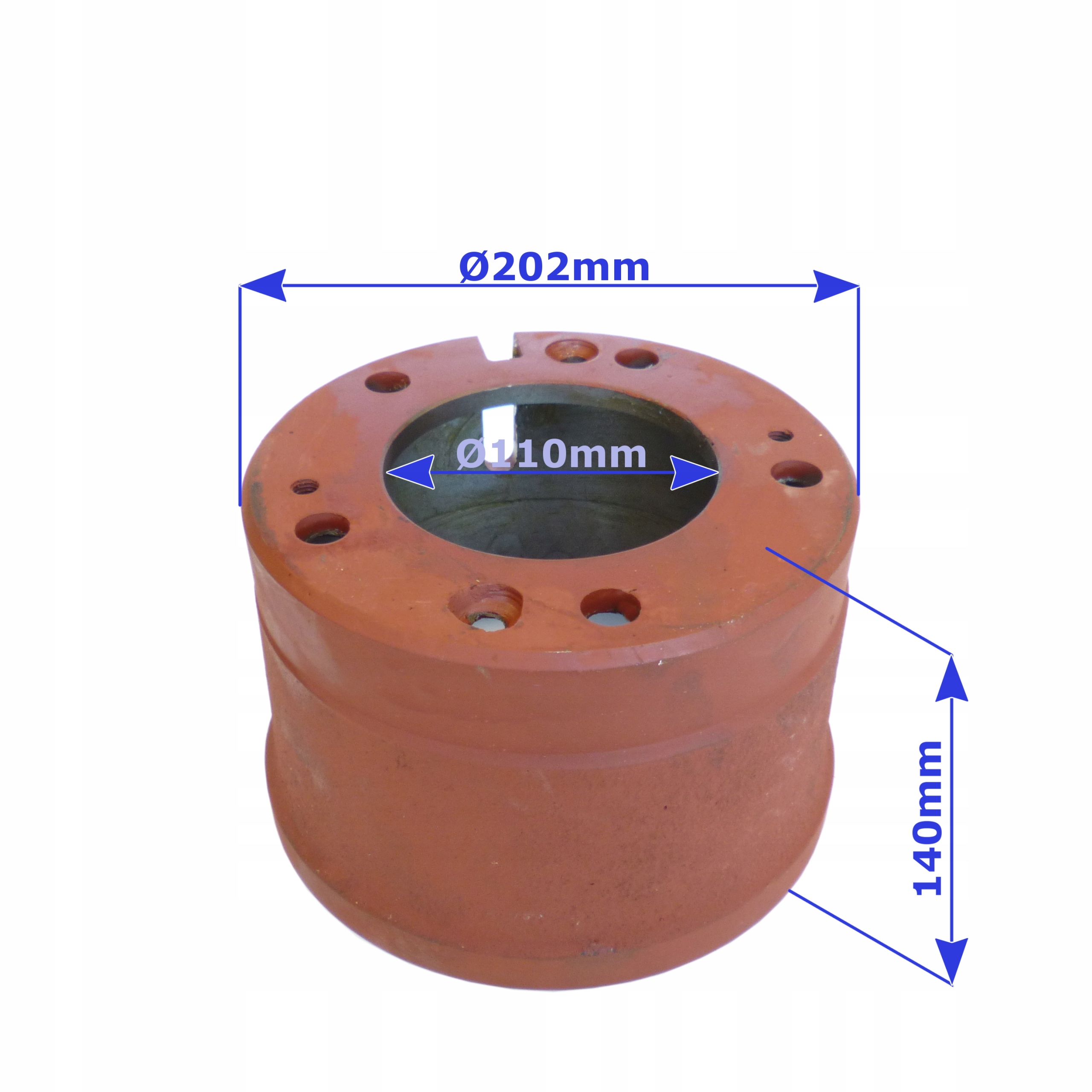 ТОРМОЗНОЙ БАРАБАН ТЕЛЕЖКИ BULGAR EV 687