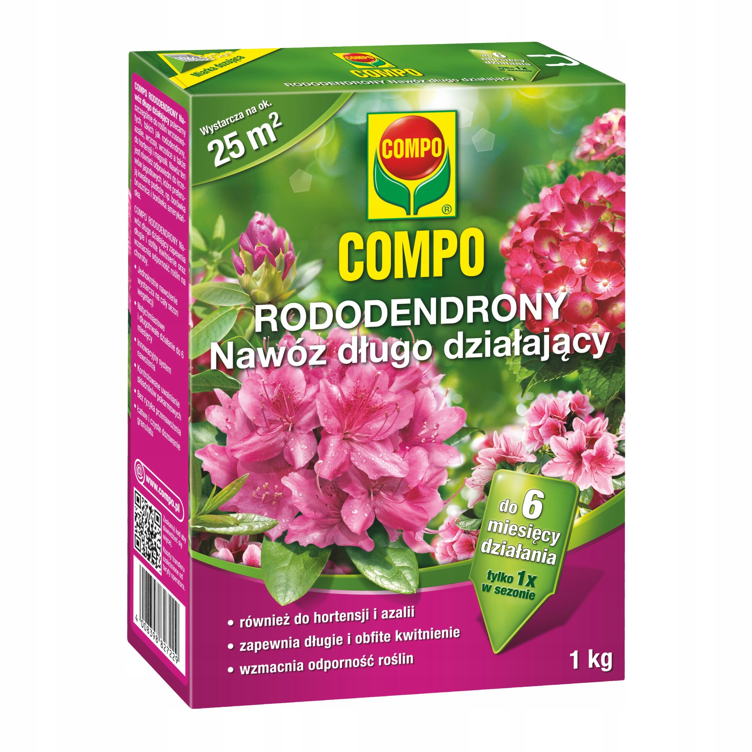 

Compo Nawóz Do Rododendronów Hortensji Azali Wrzos