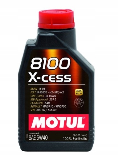 

Motul 8100 X-cess 5W40 1L