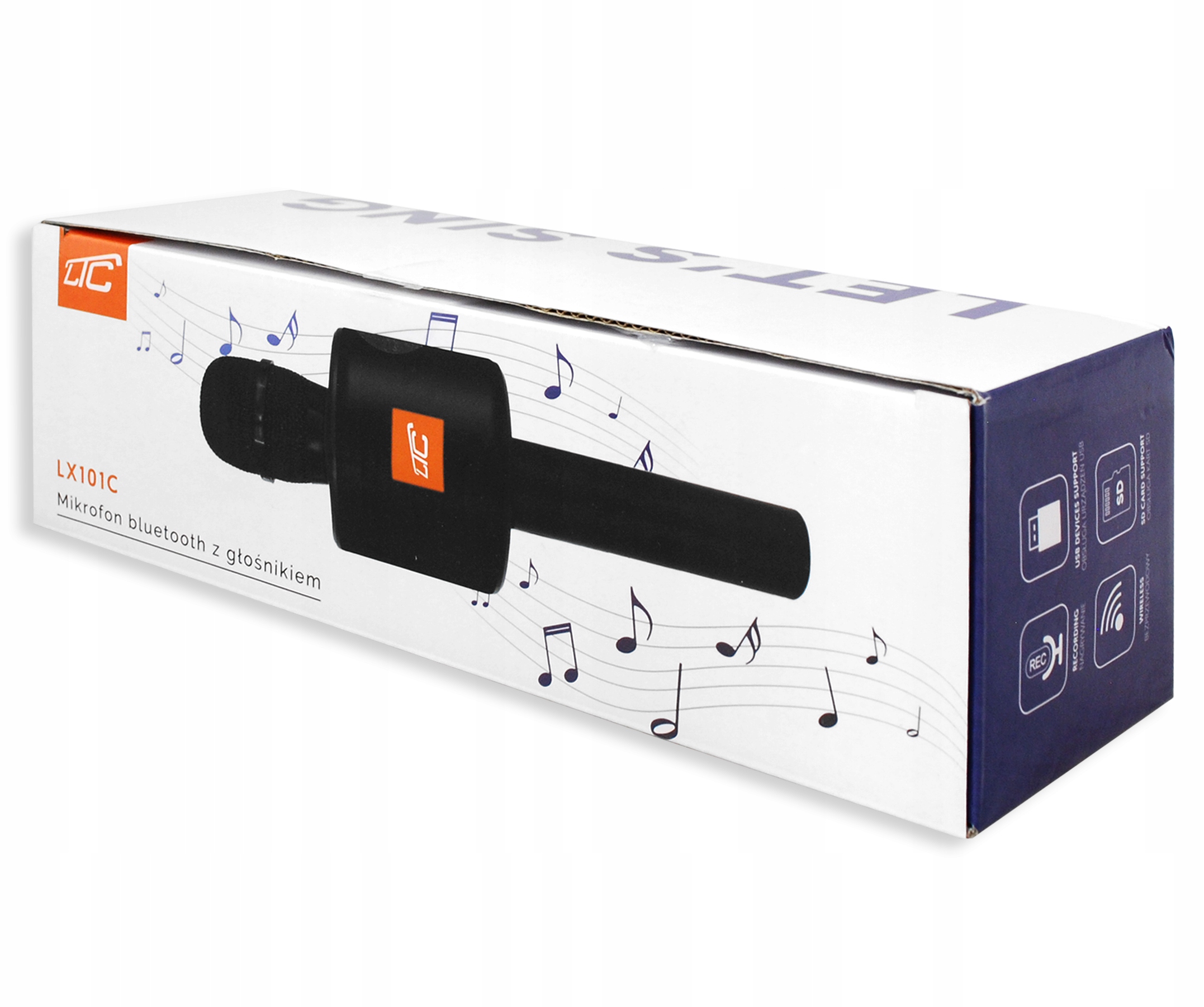 MIKROFON BEZPRZEWODOWY GŁOŚNIK BLUETOOTH KARAOKE DLA DZIECI WYSOKA JAKOŚĆ EAN (GTIN) 5902270751581