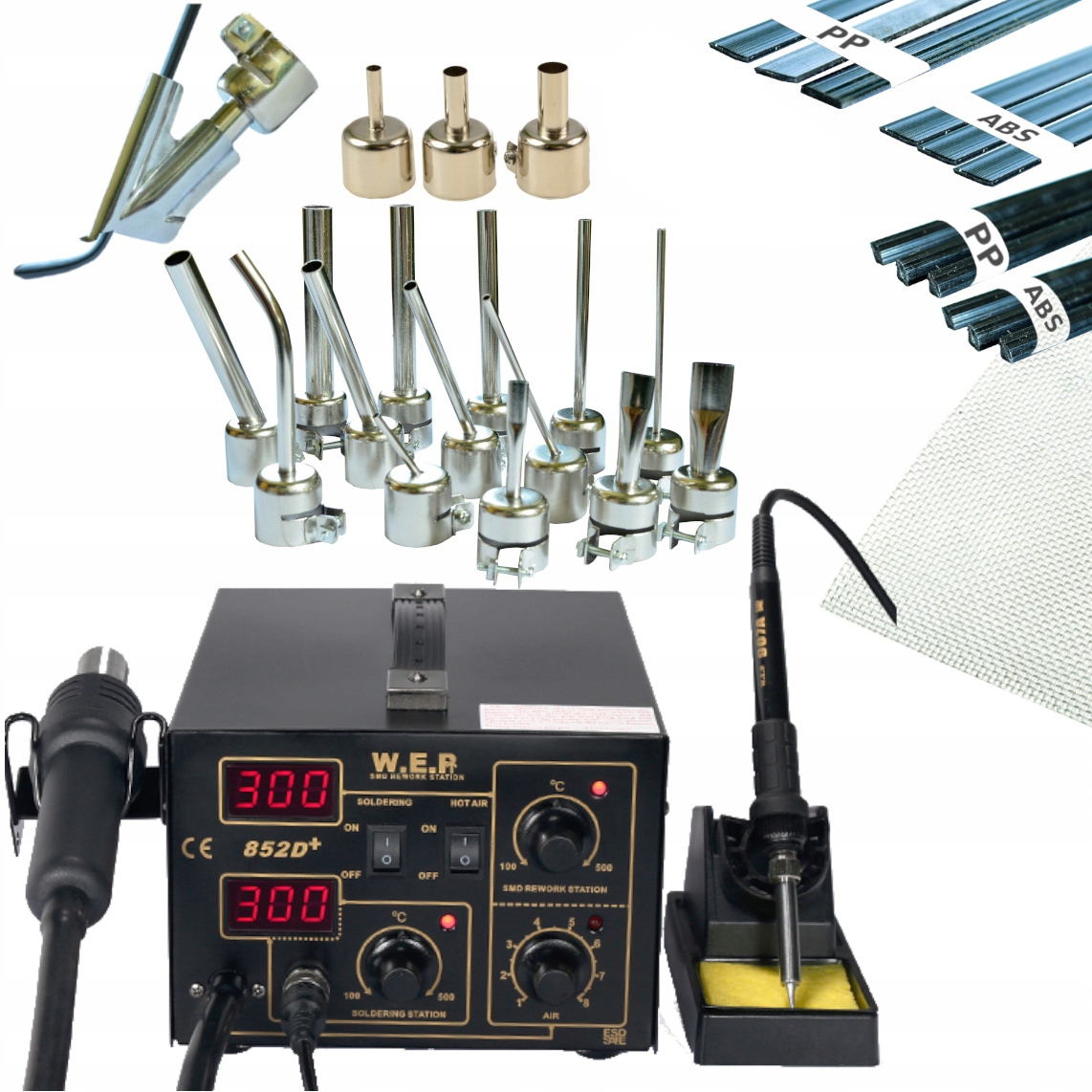 SPAWARKA PLASTIKU WEP 852D DYSZE BUT PLASTIK