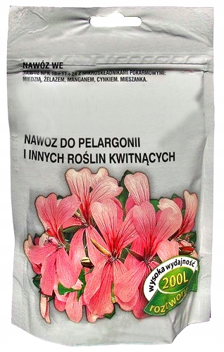 

Planton Nawóz do pelargonii begonii kwiatów 200g