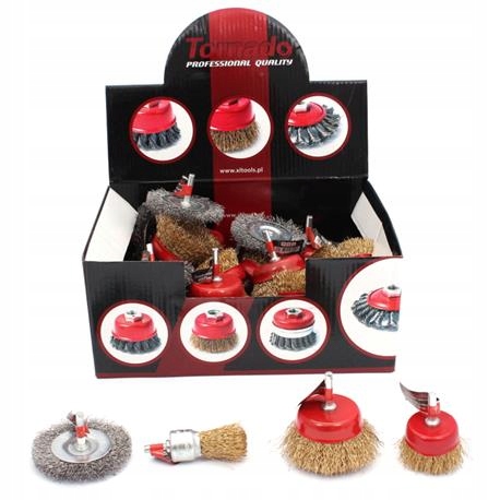 Drátěné Kartáče Sada Čelních Kotoučů 36 Ks