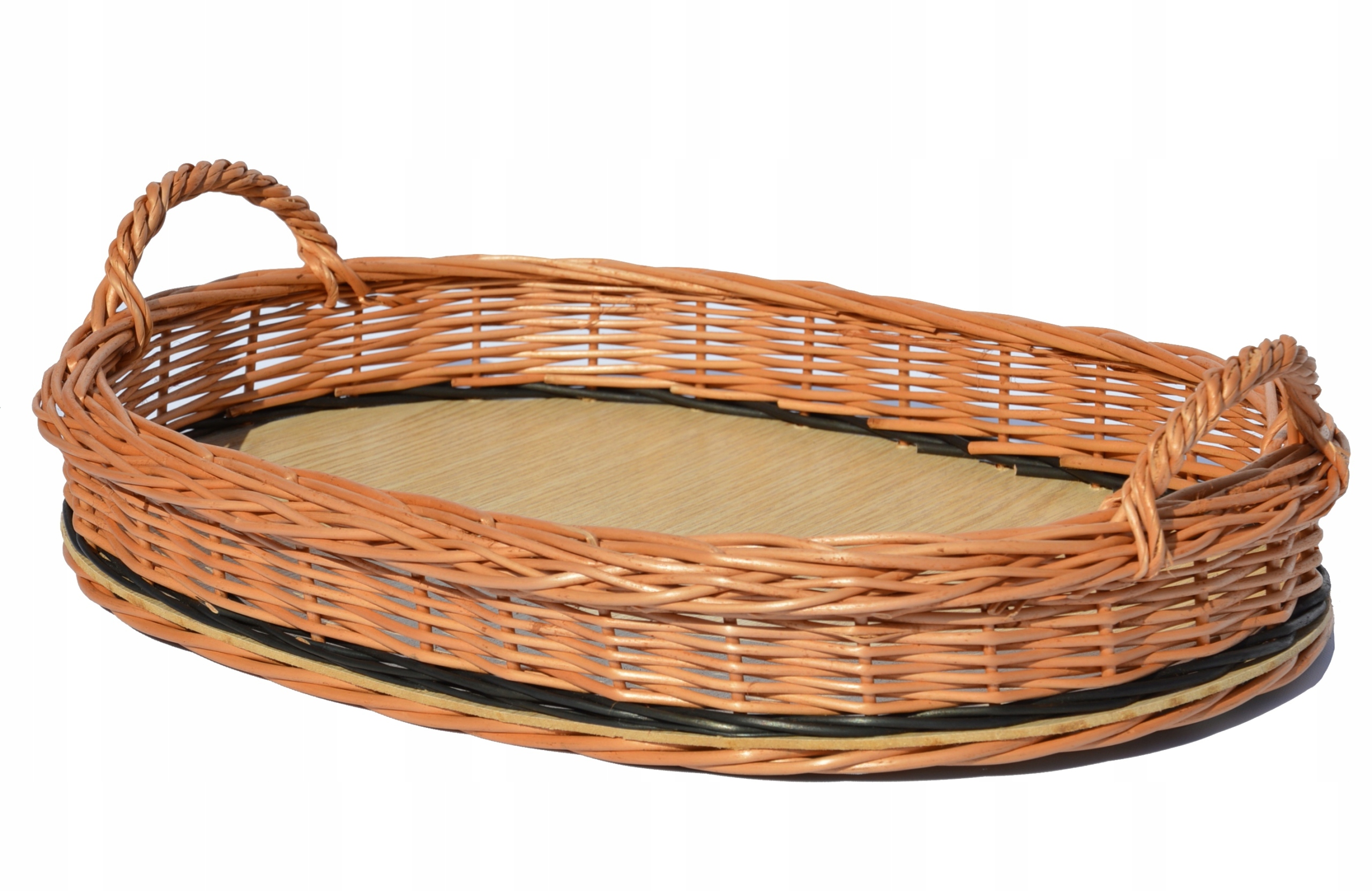 Tacka wiklinowa Kosz na naczynia Kuchnia 44cm XL