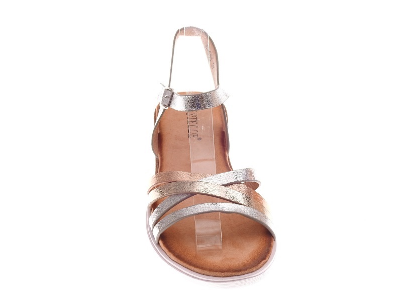 PIĘKNE SANDAŁKI DAMSKIE S-385 Silver r.38 Kod producenta S-385