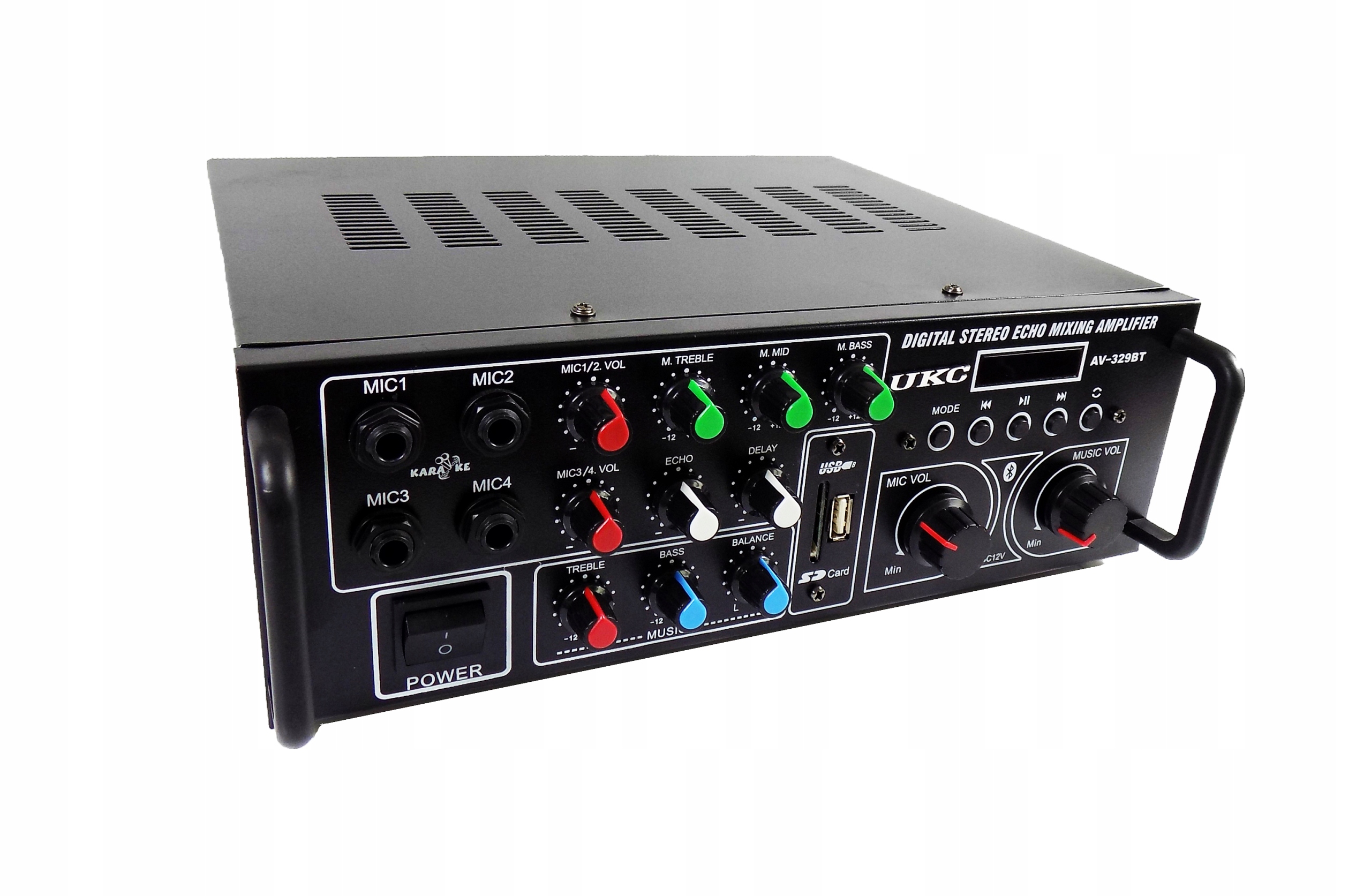 AMPLITUNER WZMACNIACZ STEREO BLUETOOTH USB RADIO Kod producenta 329BT