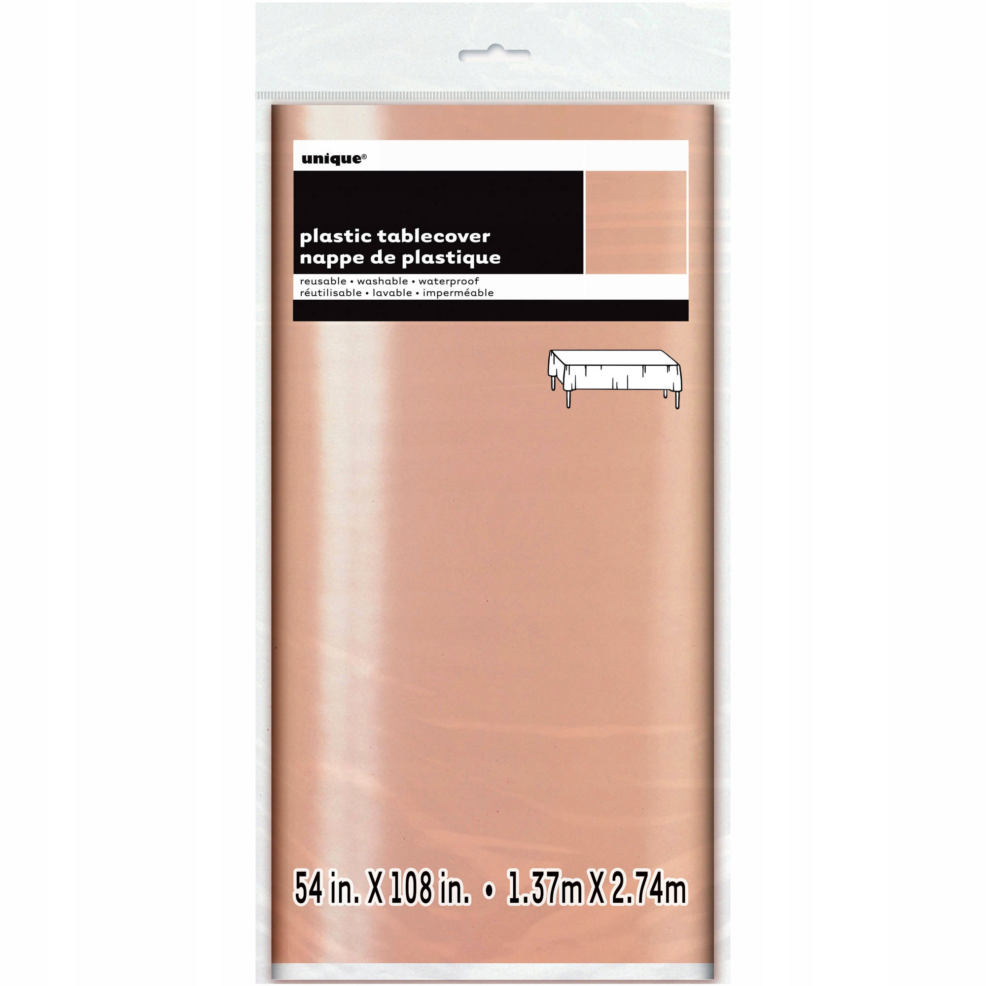 

Obrus Rose Gold do Candy Baru 137cm x 274cm
