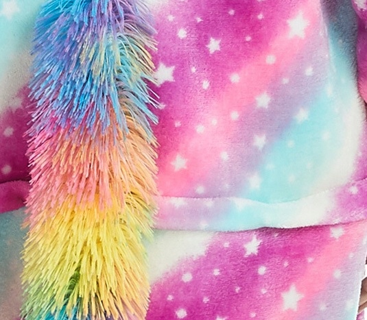 PIŻAMA KIGURUMI STRÓJ JEDNOROŻEC PRZEBRANIE JEDNOROŻCA DLA DZIECI 158-170 Rękaw długi rękaw