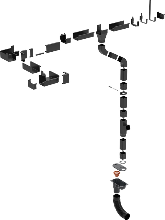 ADAPTER WPUST PŁASKI STAL 2 GALECO 110/80 CZARNY Rodzaj Redukcja