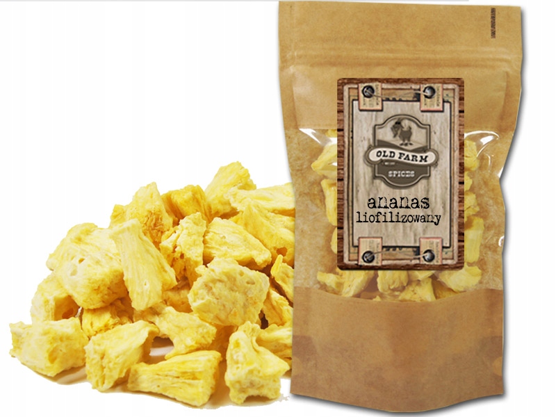 Levně Lyofilizovaný Ananas 500 G Bez Cukru, Ananas Lio