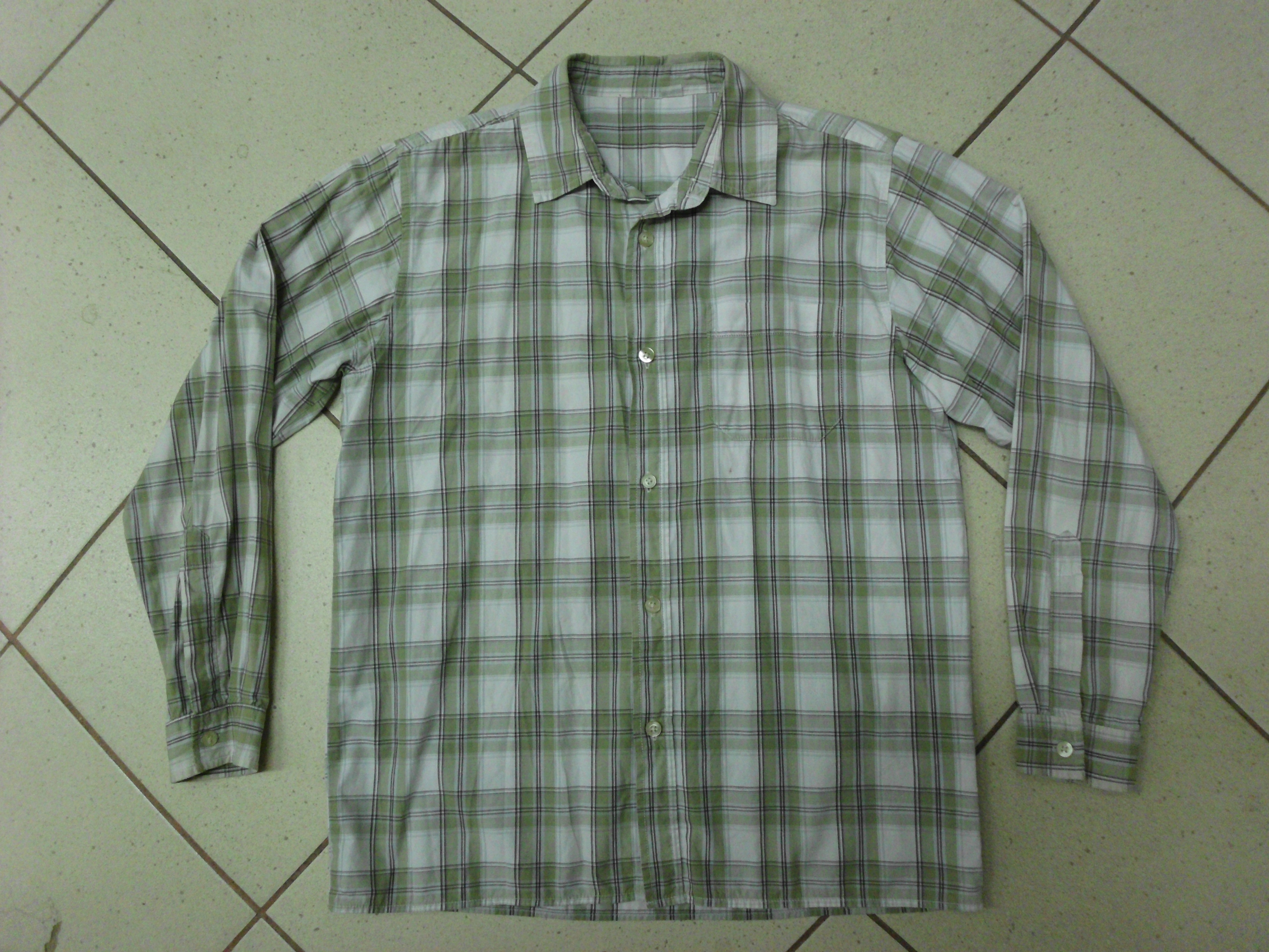 Koszula chłopięca w kratę, rozm. 164