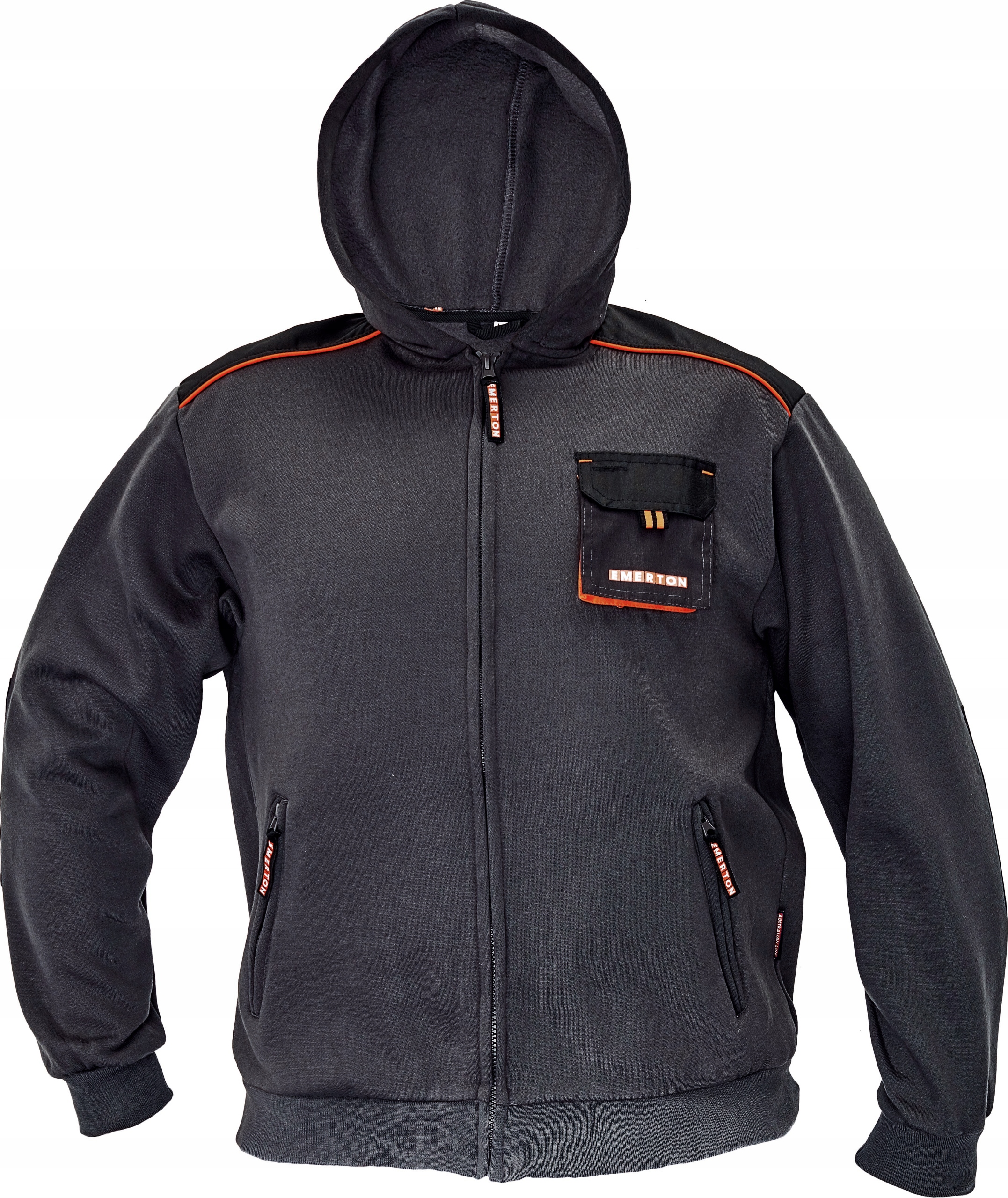 

Bluza z kapturem poliester Emerton czarny r XL