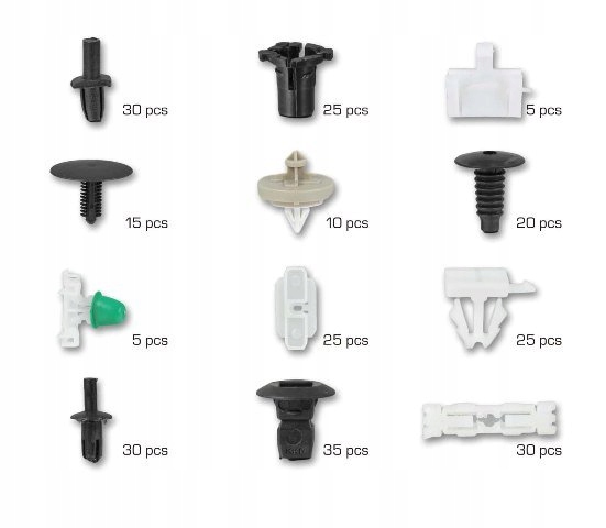 A-TC014 SPINKI SAMOCHODOWE VW 255 SZTUK ASTA