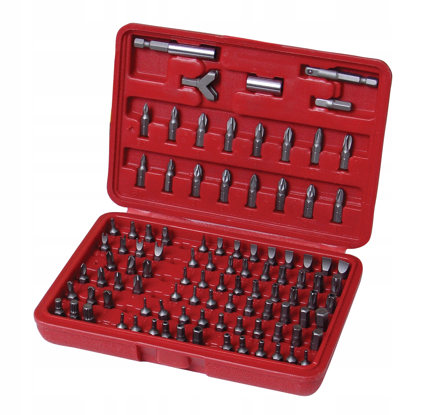 

Zestaw bitów S2 100 części Nowy Ph Pz Płaskie Torx