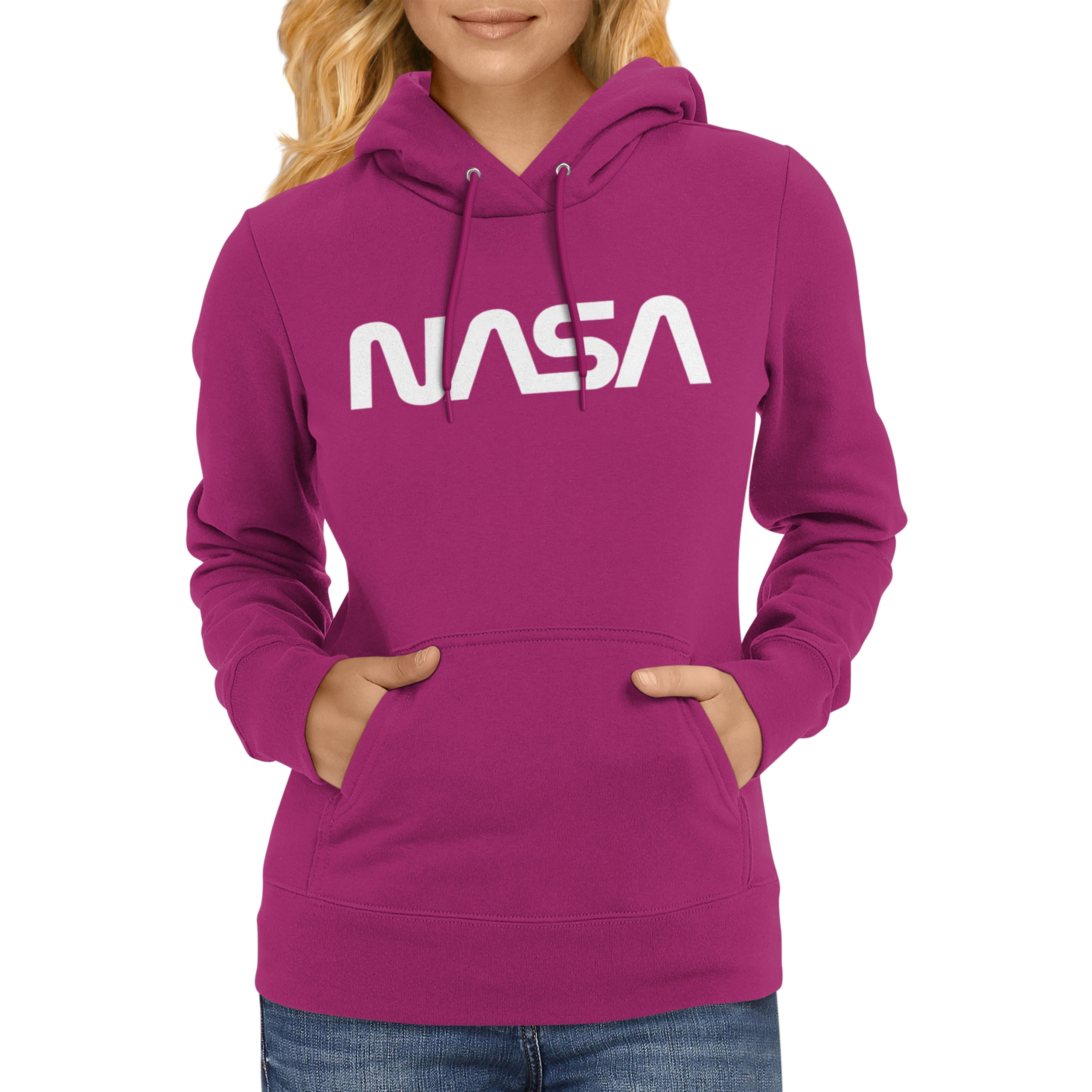 

Bluza Nasa damska kangurka z kapturem malinowa XXL