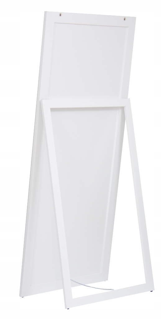 *DUŻE STOJĄCE LUSTRO w białej ramie 160x70 Typ lustra stojące