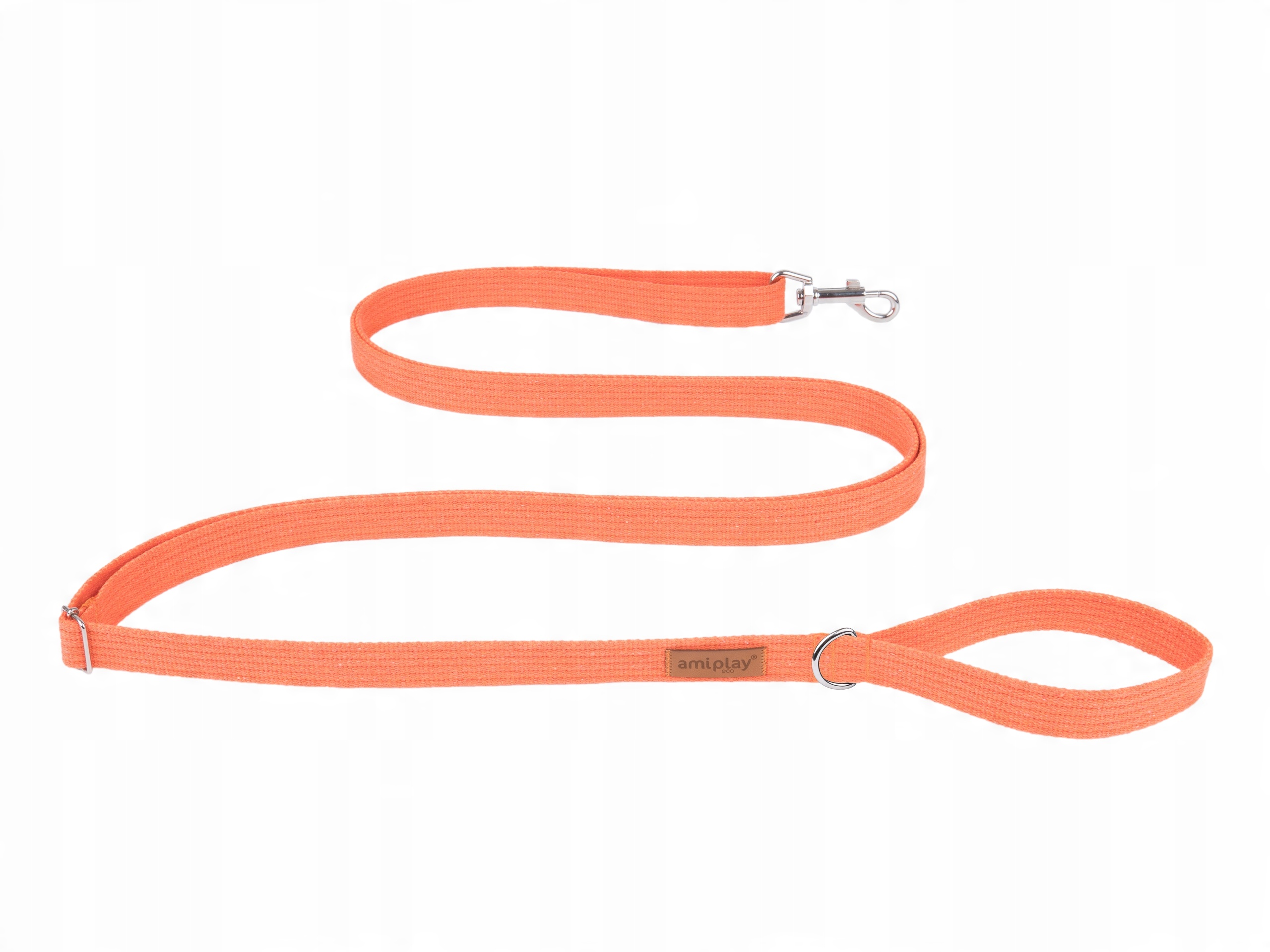 

amiplay Smycz regulowana Easy Fix Cotton L Pomarań